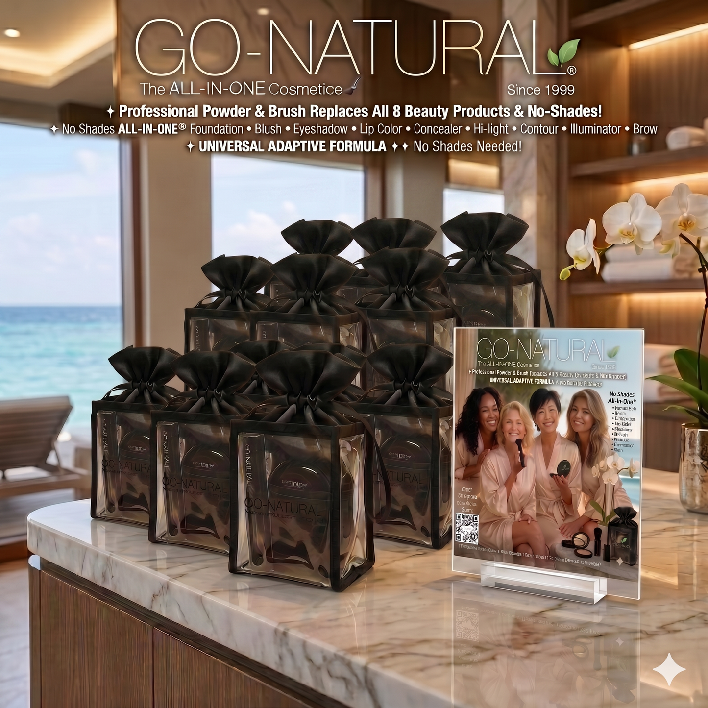 Wholesale GO NATURAL® ALL-IN-ONE® Powder | Travel Gift Sets | Wholesale Case Offers