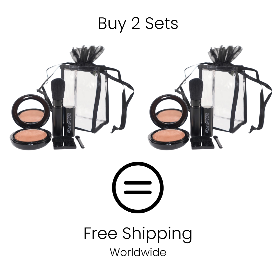 Buy 2 sets for free shipping
- Worldwide
GO NATURAL®
The ALL-IN-ONE Cosmetic®