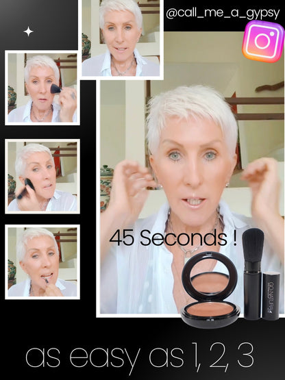 1 PRODUCT SKU in Seconds & the BIG WOW RESULTS - with the same exceptional results for ALL - All Skin-Tones, All Skin -Types, All Ages ... like THIS is why we are still in business after 24 years with 1 SKU -  GO-NATURAL® ALL-IN-ONE Cosmetic®   Self-Adjusting Multi-Use Powder™