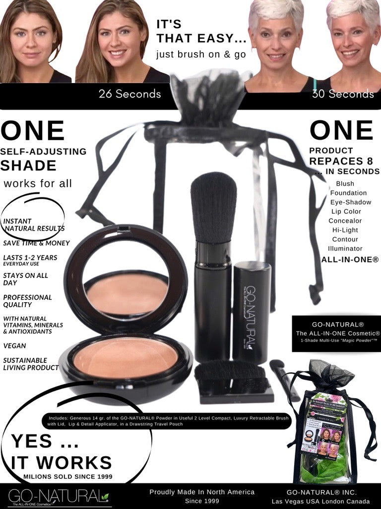 Sample Rep/Retailer Wholesale Evaluation - GO-NATURAL® ALL-IN-ONE® Powder - Travel Gift Set - LARGE