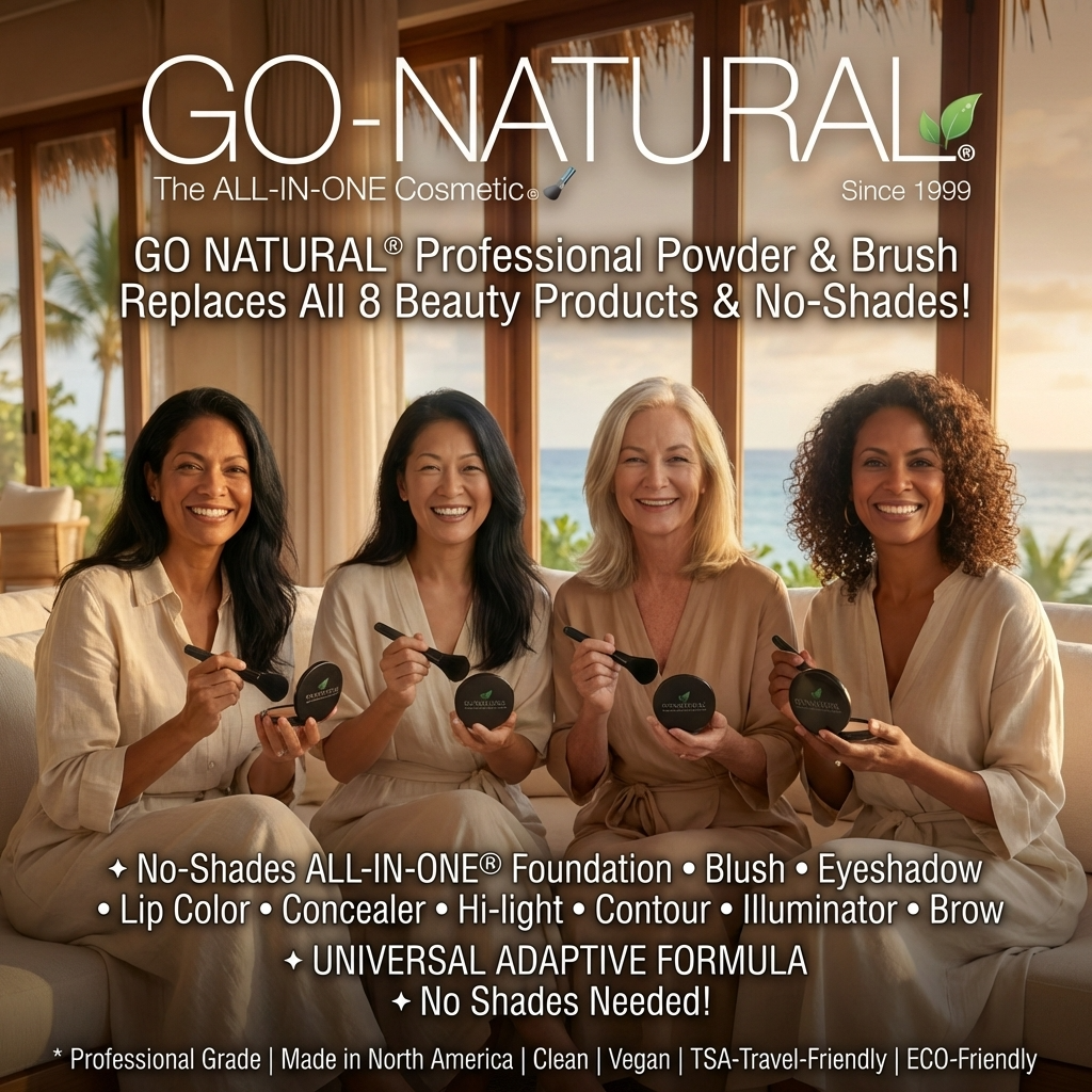 TRIAL OFFER — GO NATURAL® The ALL-IN-ONE Cosmetic® Travel Gift Set