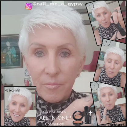 FULL DEMO 4 -  *WATCH Our 50 Plus Beauty Brand Ambassador  * The classy & beautiful Sheila From Bali @call_me_a_gypsy - 1 Product ... 45 Seconds !  As Easy As 1, 2, 3  * GO-NATURAL® ALL-IN-ONE Cosmetic®    … it’s that easy !  